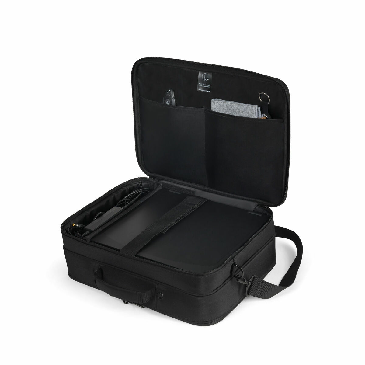 Laptoptas Dicota D32032-RPET Zwart 16"